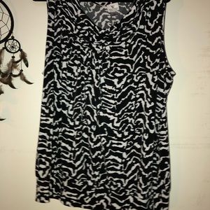 Plus size gathered blouse .